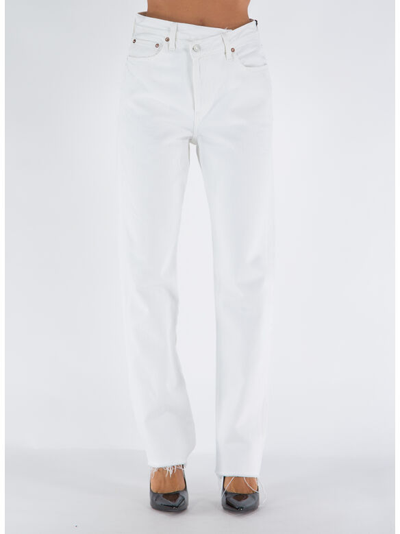 JEANS CRISS CROSS STRAIGHT IN ELEMENT, elmnt element (white), medium