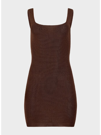 ABITO SQUARE NECK MINI, 0299 CHOCOLATE, small