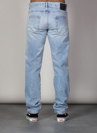 JEANS DENIM 5 POCKETS, VINTAGEWASH/ORANGE, small