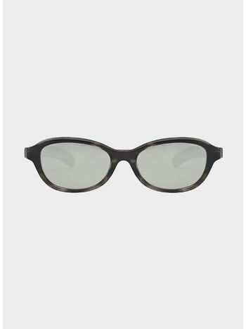 OCCHIALE PRIEST, 197 GREY HAVANA / SILVER REFLECTIVE LENS, small