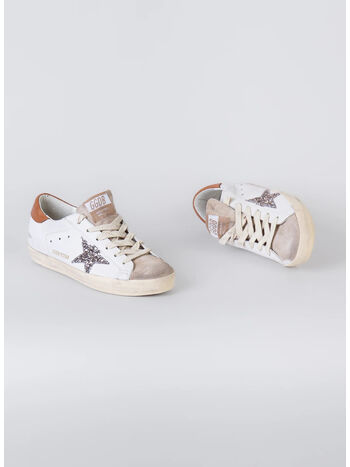 SCARPA SUPER STAR LEATHER UPPER AND HEEL SUEDE, 12524 WHITE/BEIGE/CINDER/LEATEHR BROWN, small