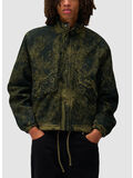 GIACCA FULL ZIP ALL-OVER PAINT, 300 GREEN, thumb