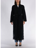CAPPOTTO MAXI FRINGES, 1000 BLACK, thumb