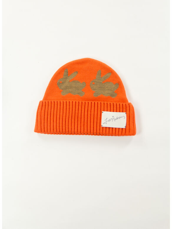 CAPPELLO BUNNY JACQUARD, 447 ORANGE/CAMEL, medium