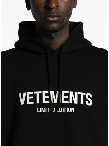 FELPA HOODIE LIMITED EDITION, BLACK/WHITE, small