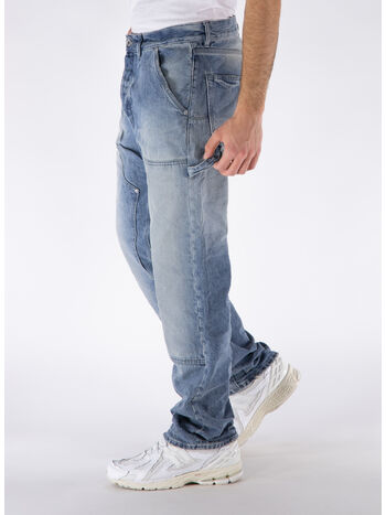JEANS DENIM P015 CARPENTER, SUN FADED SUN FADED DENIM, small