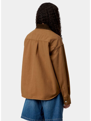CAMICIA PRESCOTT, 00SGD Hamilton Brown / Tobacco, garment dyed, small