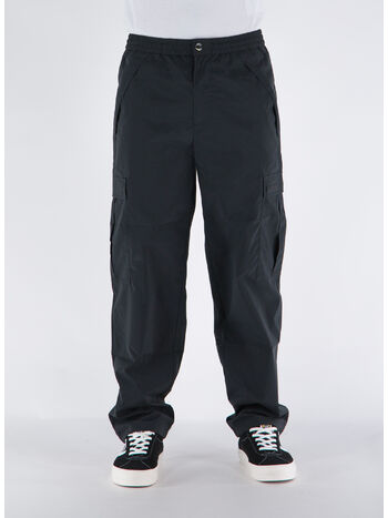PANTALONE CAPLETON CARGO CON LOGO, A1189 BLACK, small