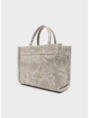BORSA EMBROIDERY JACQUARD BAROCCO, 2KF4V BEIGE, small