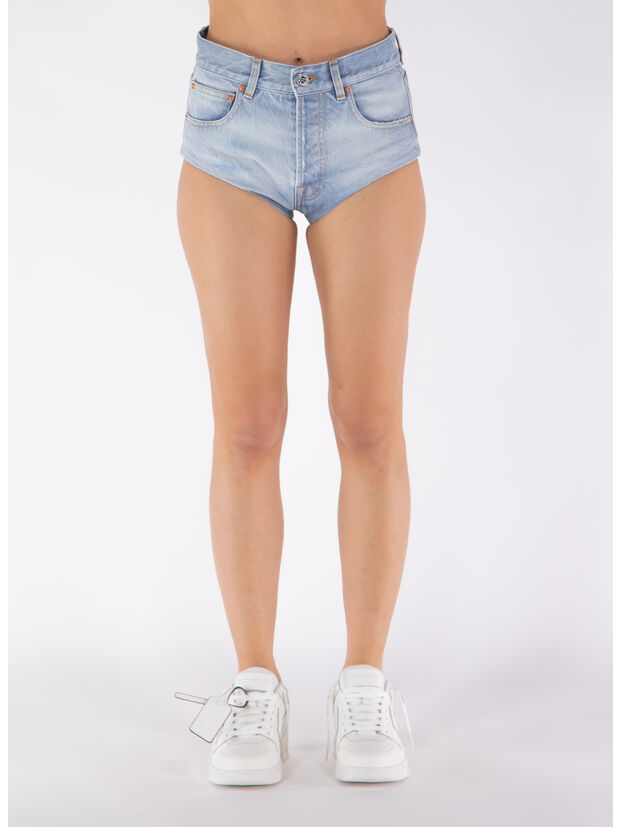SHORTS DENIM HOT, BLUE, large