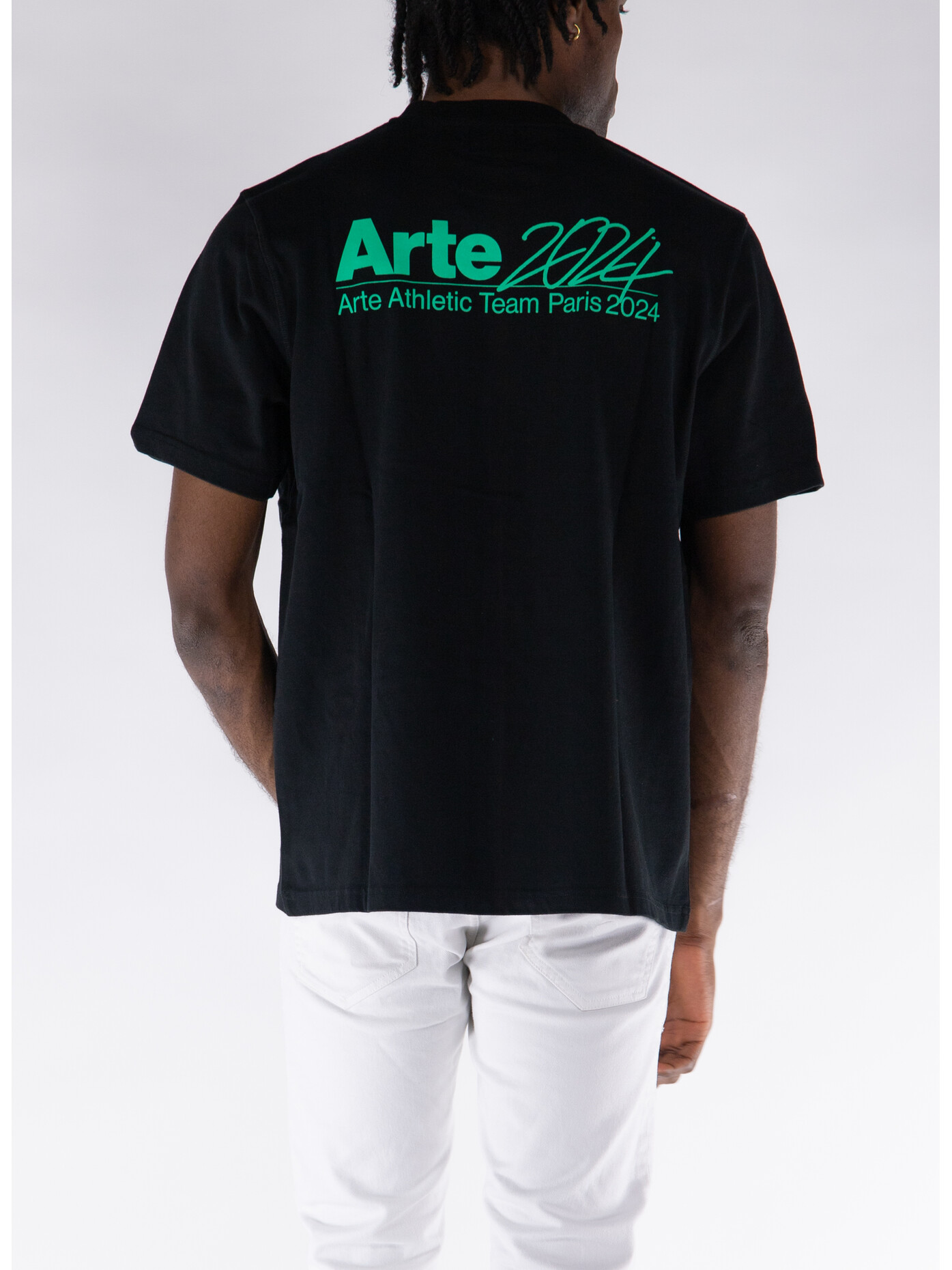 Arte Teo Print Tee (Black) — Cafeteria Media