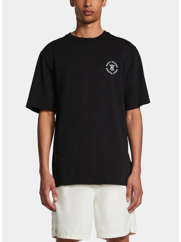 T-SHIRT CIRCLE, BLACK, large