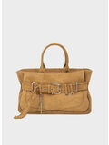 BORSA TOTE BROCLE, TOFFEE FRINGE, thumb