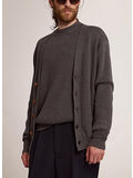 CARDIGAN CON BOTTONI, 60304 DARKGREYMELANGE, thumb