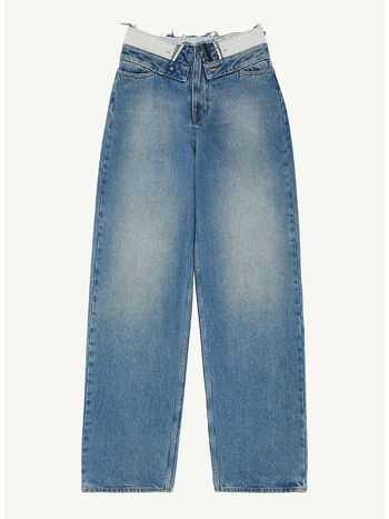 JEANS GAMBA DRITTA, 965 Light Blue, small