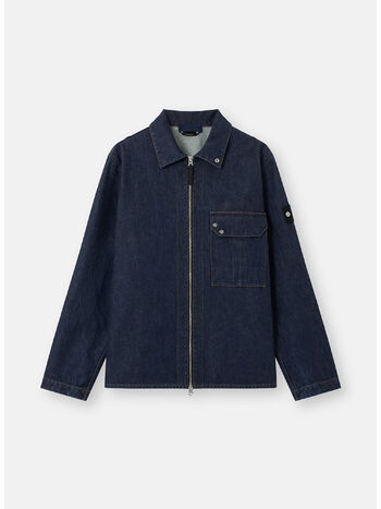 CAMICIA LIGHT BULL DENIM, VJ201 BLUE RINSE, small