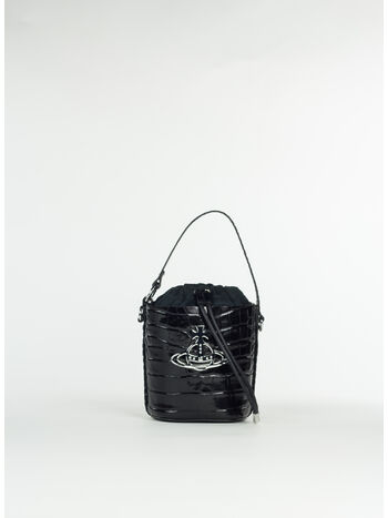 BORSA BUCKET DAISY, N401 BLACK, small