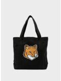 BORSA TOTE FOX HEAD, P199 BLACK, thumb