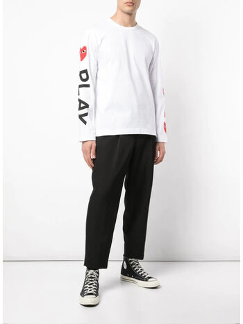MAGLIA ML PLAY LOGO, WHITE, small