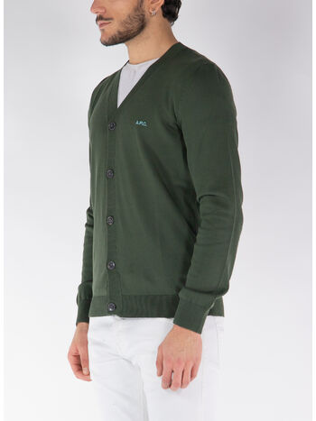 CARDIGAN CURTIS, JAC MILITARY KHAKI, small