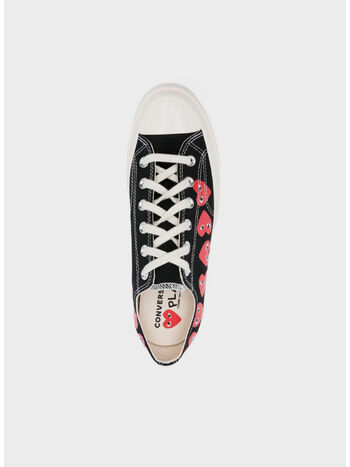 SCARPA CHUCK TAYLOR MULTI HEART LOW UNISEX, BLACK, small