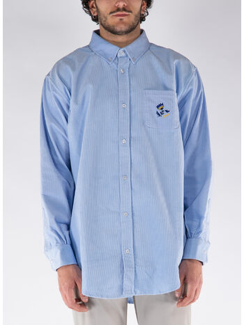 CAMICIA VELOURS COTELE, LBE LIGHT BLUE, small