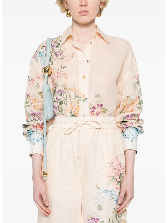 CAMICIA HALLIDAY RELAXED, CWFL CREAM WATERCOLOUR, medium