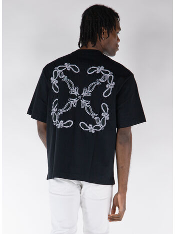 T-SHIRT BANDANA ARROW SKATE, 1001 BLACK WHITE, small