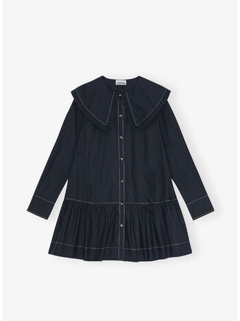 ABITO MINI CON COLLETTO OVERSIZE, , small