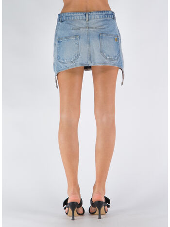 GONNA DIRTY BLUE DENIM STRAP MINI, 7011 LIGHT BLUE WASH, small
