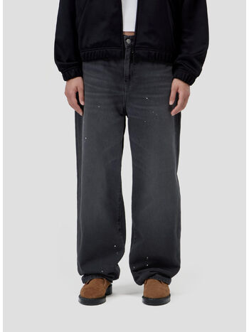 PANTALONE ARIN, 89EJ Black, destroy wash, splatter, small