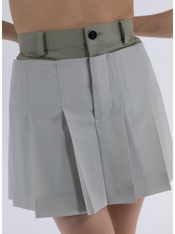 SHORTS SUITING MIX, 199 IVORY, small
