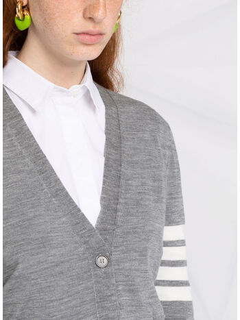 CARDIGAN V-NECK, 055 LT GREY, small