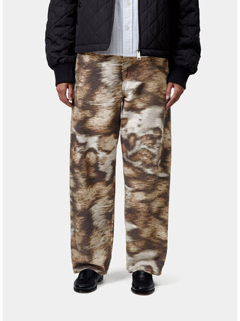 PANTALONE BRANDON SINGLE KNEE, 38W06 WILD DOG PRIN STONE WASHED, small