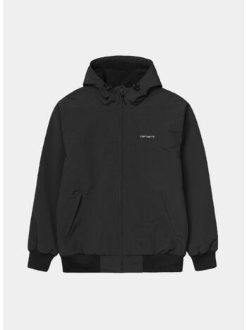 GIACCA HOODED COACH, 0D2XX BLACK/WHITE, small