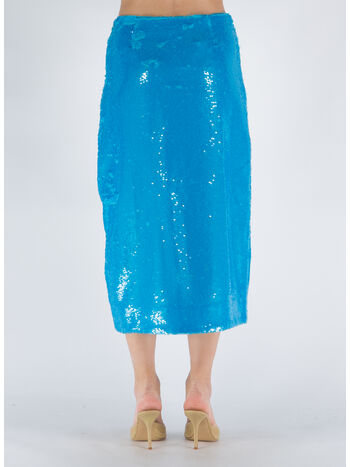 GONNA CON PAILETTES, 803 BLUE CURACAO, small