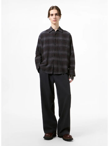 CAMICIA ABOVE, FADED NOCTURNE CHECK FLANNEL, small