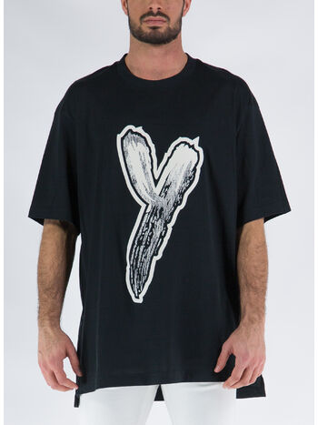 T-SHIRT LOGO GFX TEE, BLACK, small