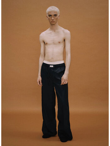 PANTALONE PAJAMA UNISEX, 0015 BLACK, small