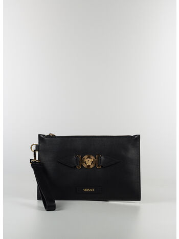 BORSA A MANO MEDUSA BIGGIE PICCOLA, 1B00V NERO/ORO VERSACE, small