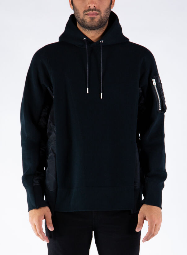 FELPA SPONGE SWEAT X MA-1 HO, BLACKXBLACK002, large