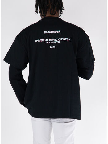 T-SHIRT LONGSLEEVE DOUBLELAYER, 001 BLACK, small