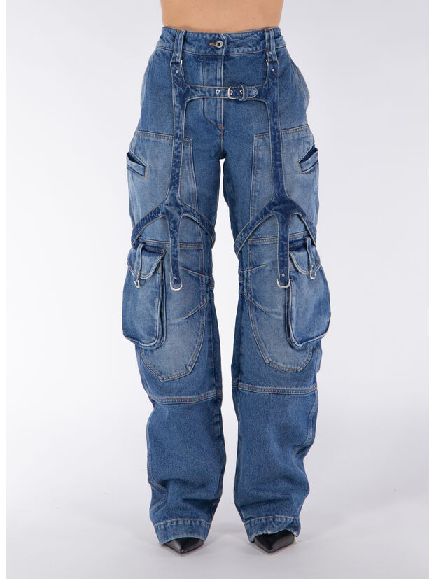 JEANS CARGO OVER, 4500 VINTAGE BLUE, large