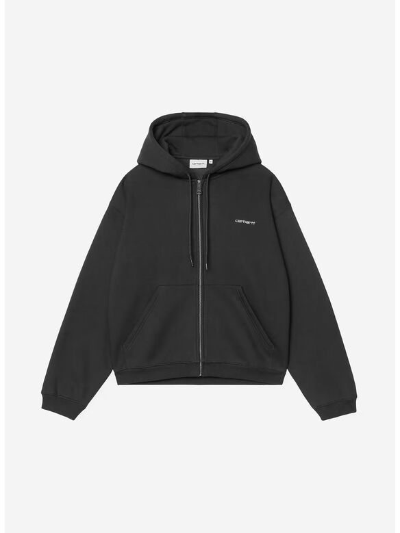 FELPA HOODED EBBERT, 0D2XX BLACK / WHITE, medium