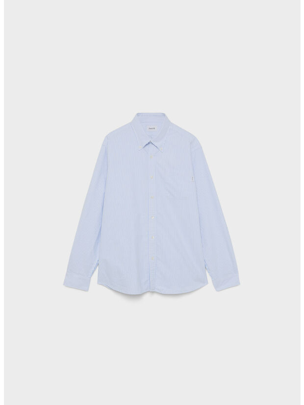 CAMICIA AMERICA OXFORD A RIGHE, C0121 Oxford stripe Washed White/Sky, large
