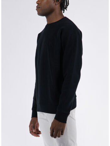 FELPA LOGO EMBROIDERY SWEATSHIRT, 999 BLACK, small