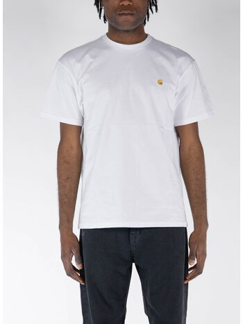 T-SHIRT CHASE, 00RXX WHITE/GOLD, small
