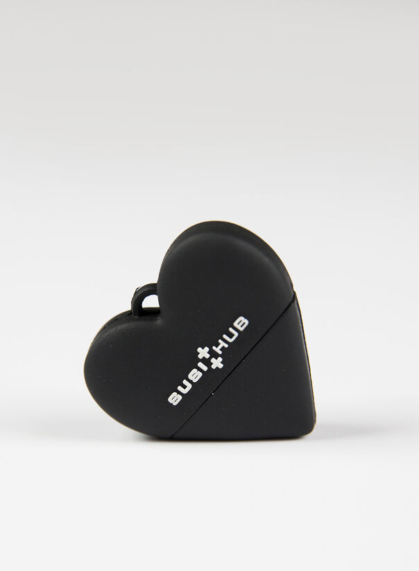 FLASH DRIVE BLACK HEART SUSIHUB, BLACK, large