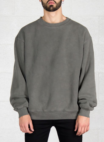 FELPA CREWNECK, GRAVEL, small