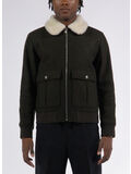 GIACCA BLOUSON NEW BEN, KAF  DARK GREEN, thumb